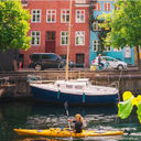 Northern lights in Iceland and the colorful houses along the canals in Christianhavn. 