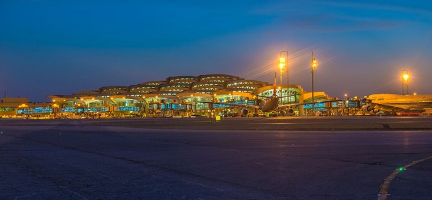 Image: Exterior of the King Khalid International Airport in Riyadh, Saudi Arabia. (photo via Riyadh Airports) (Photo Credit: (photo via Riyadh Airports))