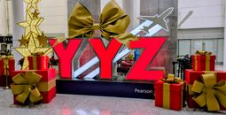 Toronto Pearson decked out for the holidays