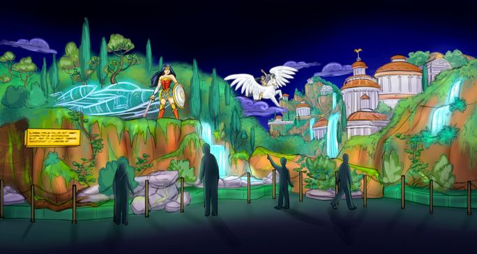 Gaylord Hotels, Gaylord Texan, Universe of Light, wonder woman