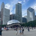 The Bean in Chicago's Millennium Park, chicago bean, chicago illinois, cloud gate chicago