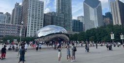 The Bean in Chicago's Millennium Park, chicago bean, chicago illinois, cloud gate chicago