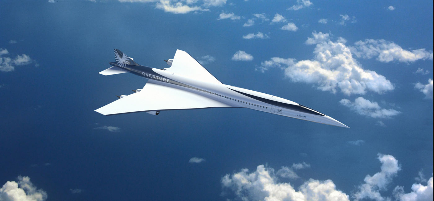 Image: Des appareils comme l'Overture de Boom Supersonic pourraient bientôt sillonner le ciel états-unien (Source: Boom Supersonic)