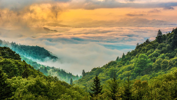 Great Smoky Mountains National Park, tennessee, easter, spring travel, spring break, adobe stock