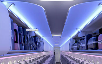 Airbus Airspace overhead baggage
