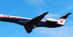 Western Air plane in flight