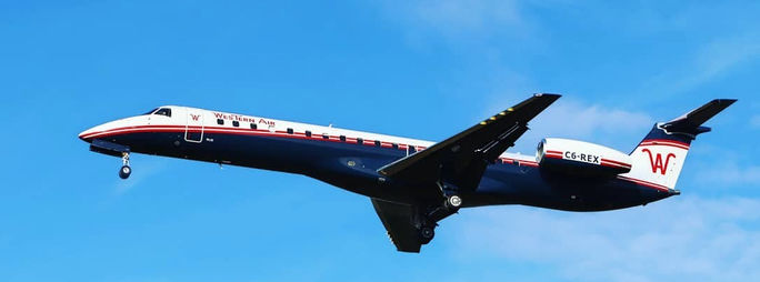 Western Air plane in flight
