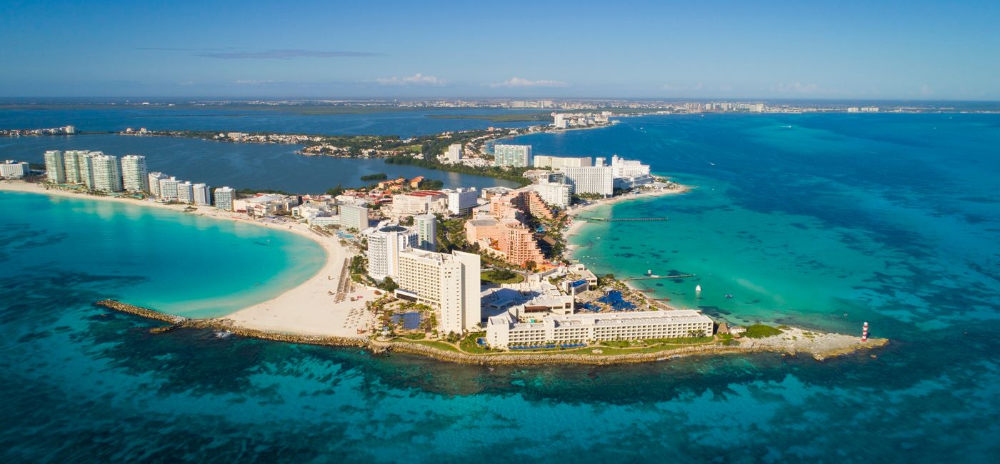 Image: Cancun Hotel Zone. (Source: Mexican Caribbean Tourism Board)
