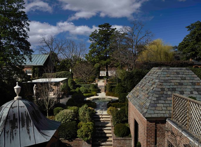 Garden from Georgetown Manse.