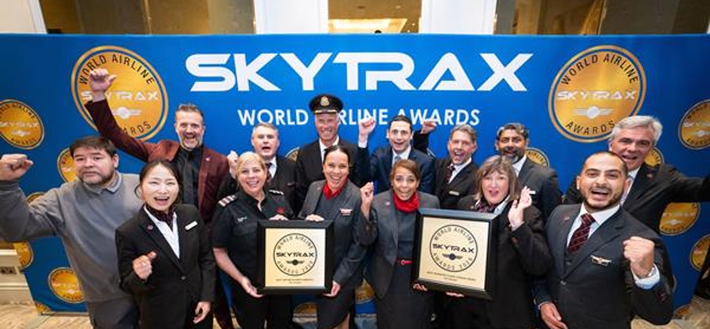 Image: Air Canada celebrates its Skytrax World Airline Awards (Photo Credit: Air Canada)