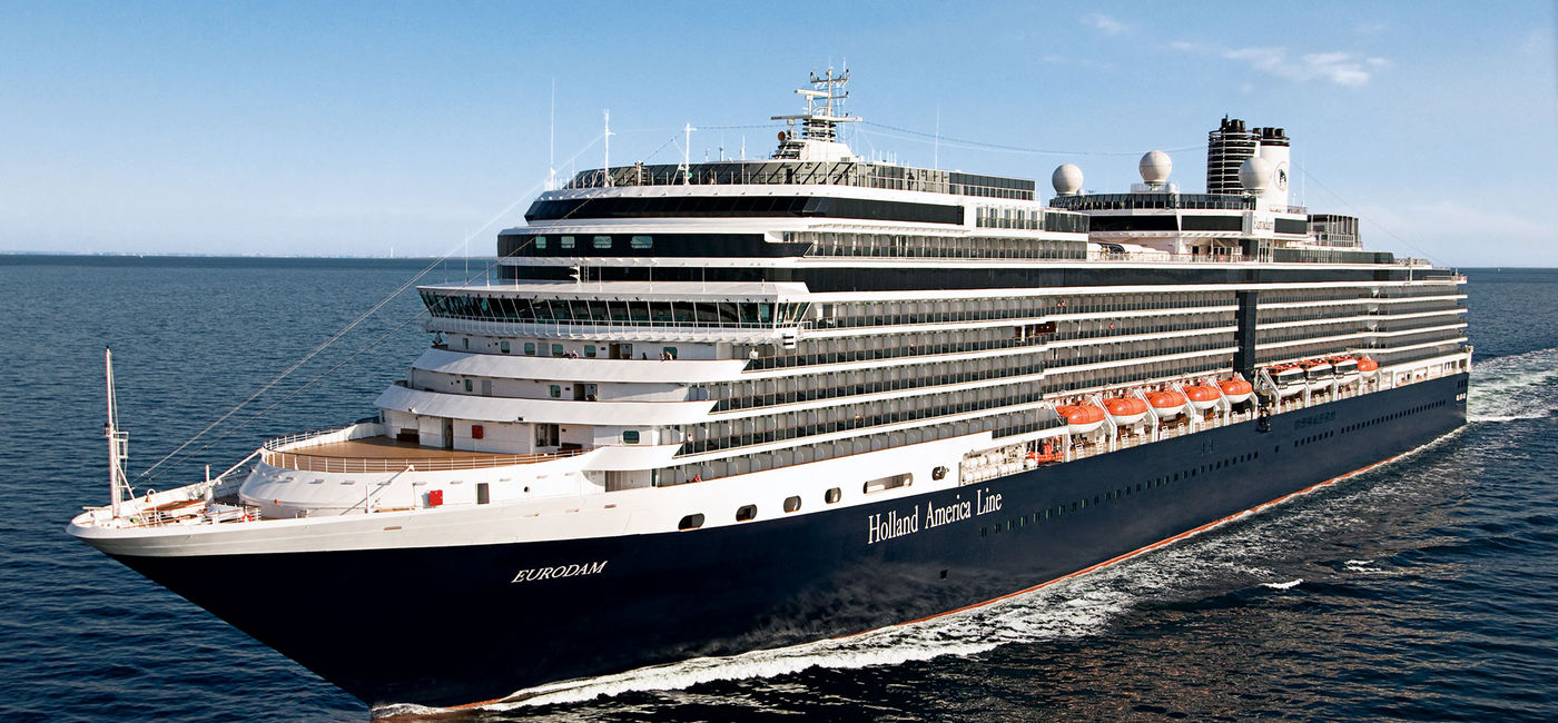 Image: Holland America Line's Eurodam. (photo via Holland America Line)