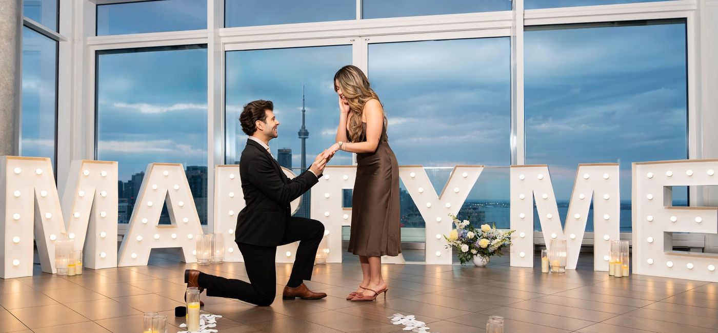 Image: Couples can now outsource the perfect proposal thanks to Hotel X Toronto’s X Ever After (Photo Credit: Hotel X Toronto)