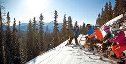 Skibobbing at Telluride Ski Resort