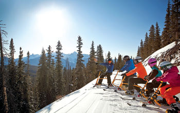 Skibobbing at Telluride Ski Resort