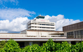 Daniel K. Inouye International Airport in Honolulu, Hawaii.