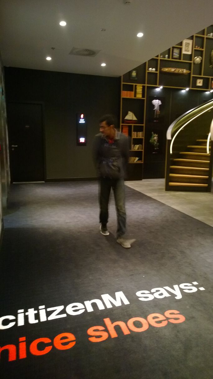 Citizen M Rotterdam "nice shoes" Citizen M Rotterdam "nice shoes"