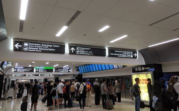 Airport Crowd