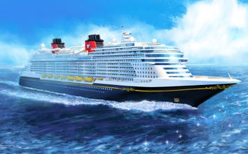 Rendering of Disney Cruise Line's new ship, Disney Imagination.
