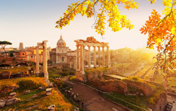 Rome, Italy in fall