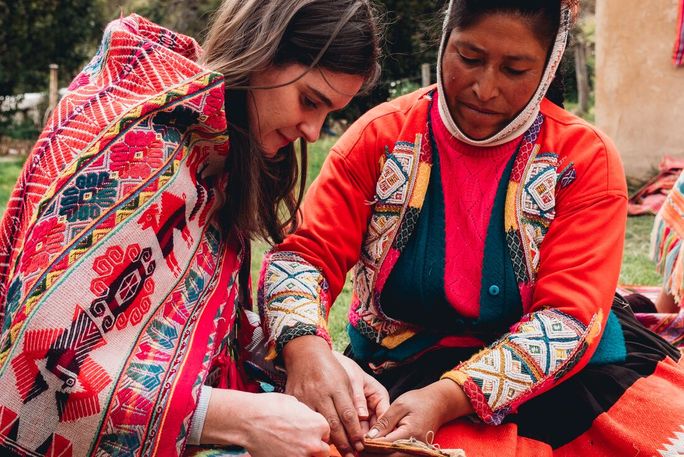 Intrepid Travel at Peru's Sacred Valley.