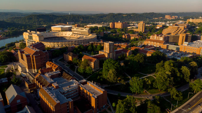 University of Tennessee campus in Knoxville University of Tennessee campus in Knoxville