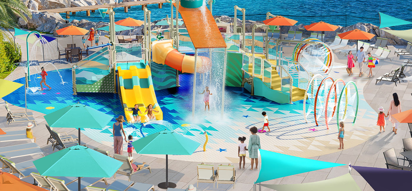 Image: A rendering of the new Great Tides Water Park at Great Stirrup Cay (Photo Credit: Norwegian Cruise Line)