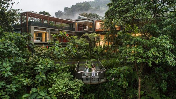 Travelers can extend their time in South America with a post-cruise package at Mashpi Lodge