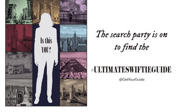 The hunt for the Ultimate Swiftie Tour Guide is underway in NYC and London. 