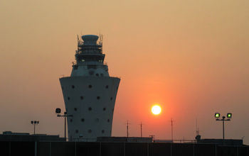 Sunset at LaGuardia Airport