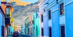 The colorful colonial mansions of Jala are a remarkable historical heritage. (Photo via Nicholas Kontis).