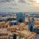 Naqsh-e Jahan Square in Isfahan, Iran.