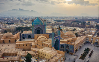 Naqsh-e Jahan Square in Isfahan, Iran.