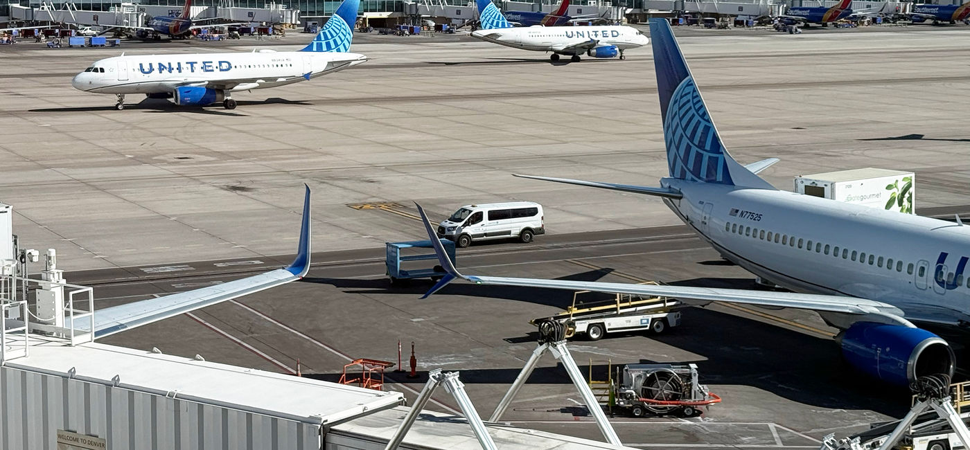 Image: United 737 aircraft are seen at the gate and taxiing at Denver International Airport. (Photo Credit: Photo by Paul J. Heney.)