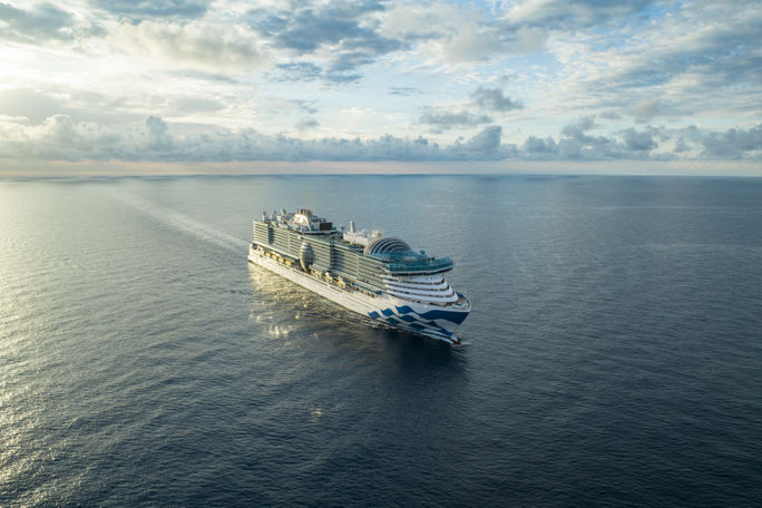 sun princess, cruise, cruising, ocean, international travel, deck, view, sail, ship, water, boat