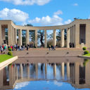 Lacey pfalz, normandy american cemetery, memorials, cemeteries, normandy france, attractions in normandy