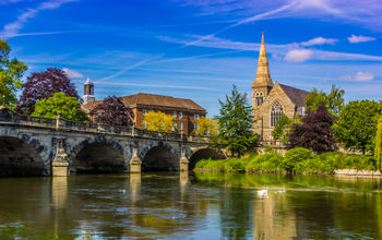 Shrewsbury, medieval town, UK, bridge