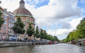 River cruise through the canals in Amsterdam