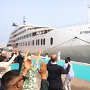 Emerald Kaia was christened in Venice