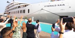 Emerald Kaia was christened in Venice