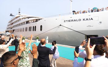 Emerald Kaia was christened in Venice
