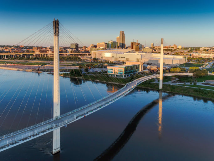 Skyline of Omaha, Nebraska Omaha, Nebraska