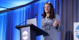 Virtuoso's Beth Butzlaff speaks at ASTA's 2026 Legislative Day event in Washington, DC