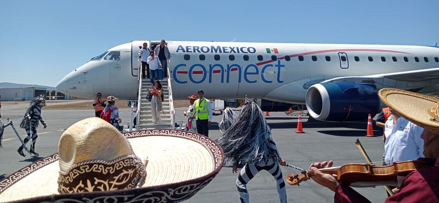 Image: Aeromexico inaugurated its Mexico City-Tepic flight, opening a new door for tourists to Riviera Nayarit and the state's Magic Towns. (Photo via TravelPulse).