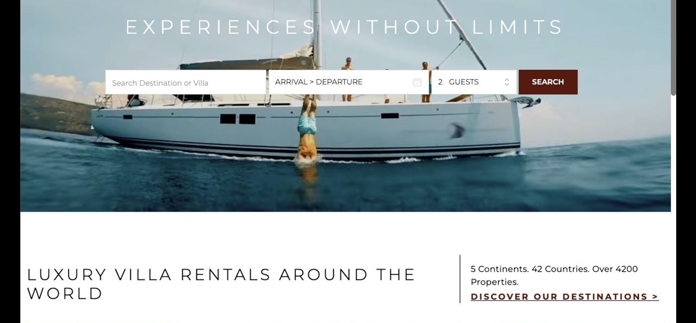 Image: Rental Escapes White Label Website (Photo Credit: Rental Escapes)