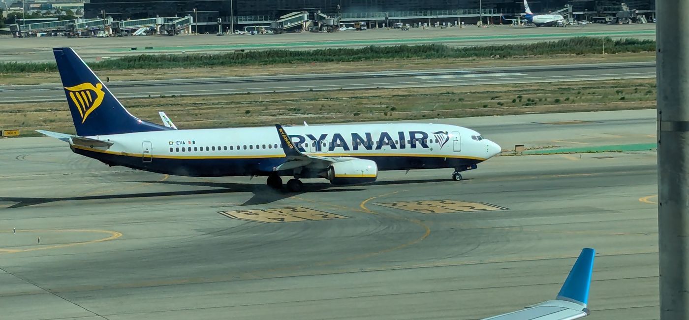 Image: Ryanair plane (Photo Credit: Eric Bowman)