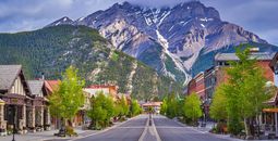 Dowtnown Banff, Alberta, Canada