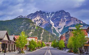 Dowtnown Banff, Alberta, Canada