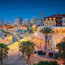 Tel Aviv skyline.