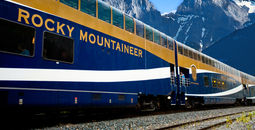 luxury train tours through Rocky Mountains in Canada