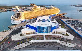 Royal Caribbean International’s new $125 million cruise terminal in Galveston.